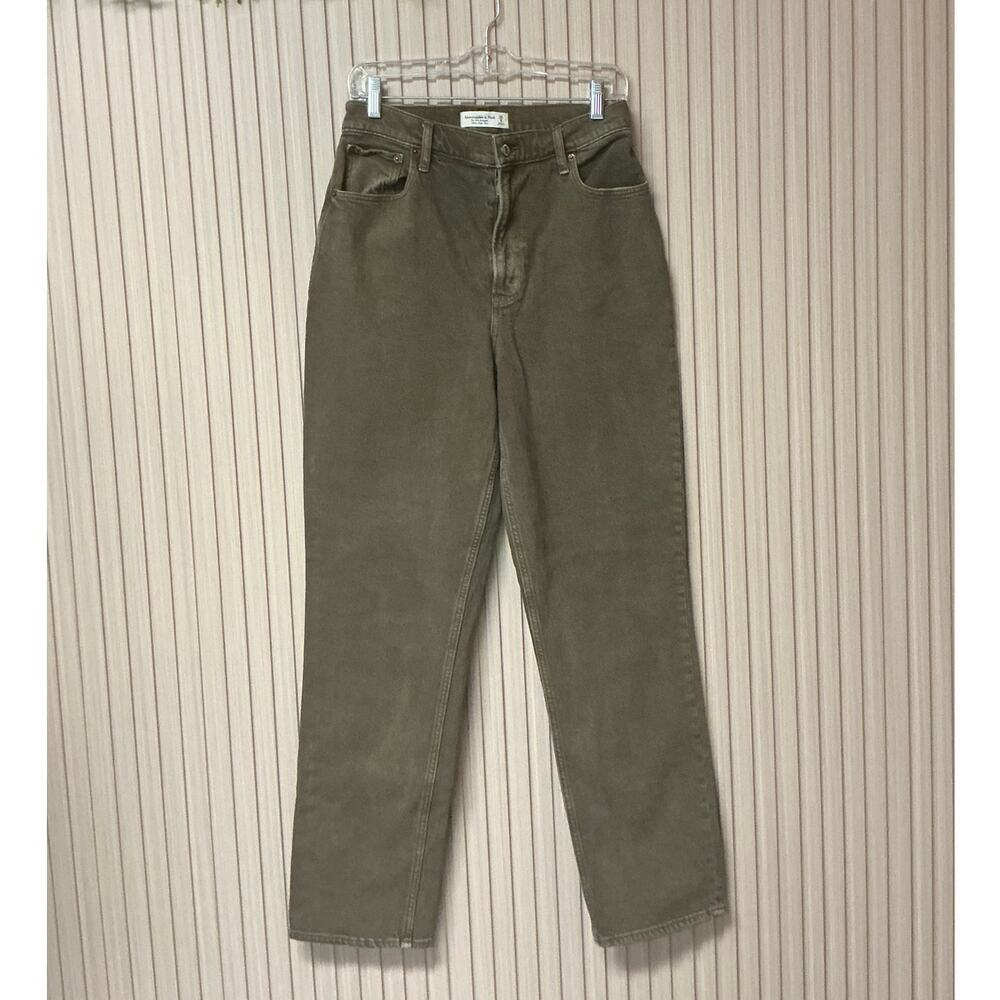 Abercrombie & Fitch Curve Love The 90s Straight Ultra High Rise Jeans Size 29/8